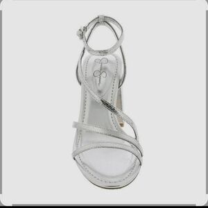 Jessica Simpson Silver Strappy Heels